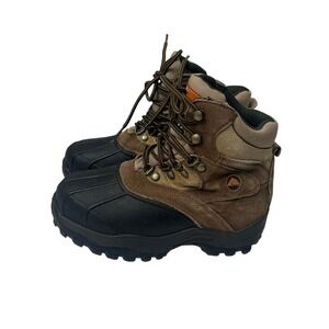 Ozark Trail Womens Size 7 Brown Suede Waterproof Winter Snow Boots